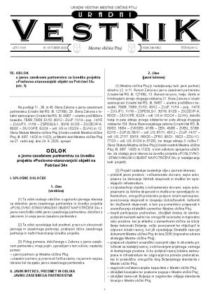 URADNI VESTNIK MESTNE OBČINE PTUJ, ŠT. 12/2025